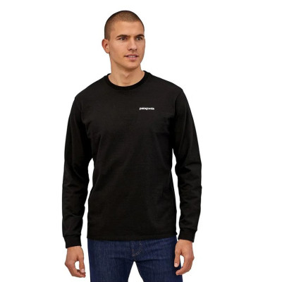 Camiseta Patagonia P-6 Logo L/S Para Hombre