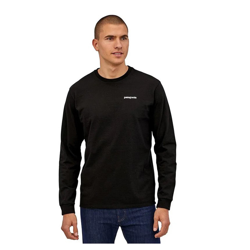 Camiseta Patagonia P-6 Logo L/S Para Hombre