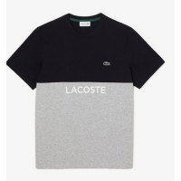 Camiseta Lacoste Color Block Para Hombre