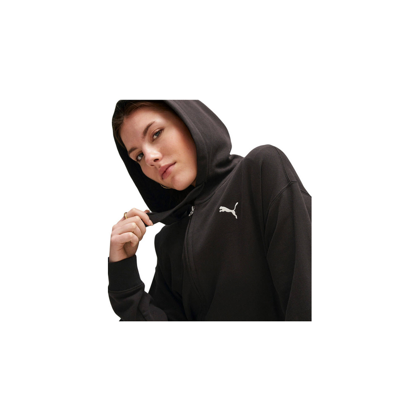 Sudadera con capucha Mujer PUMA Essentials Logo Negro