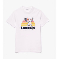 Camiseta Lacoste Tennis Print Para Hombre