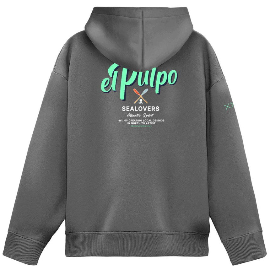 Sudadera El Pulpo Estampado Mensaje Sealovers Para