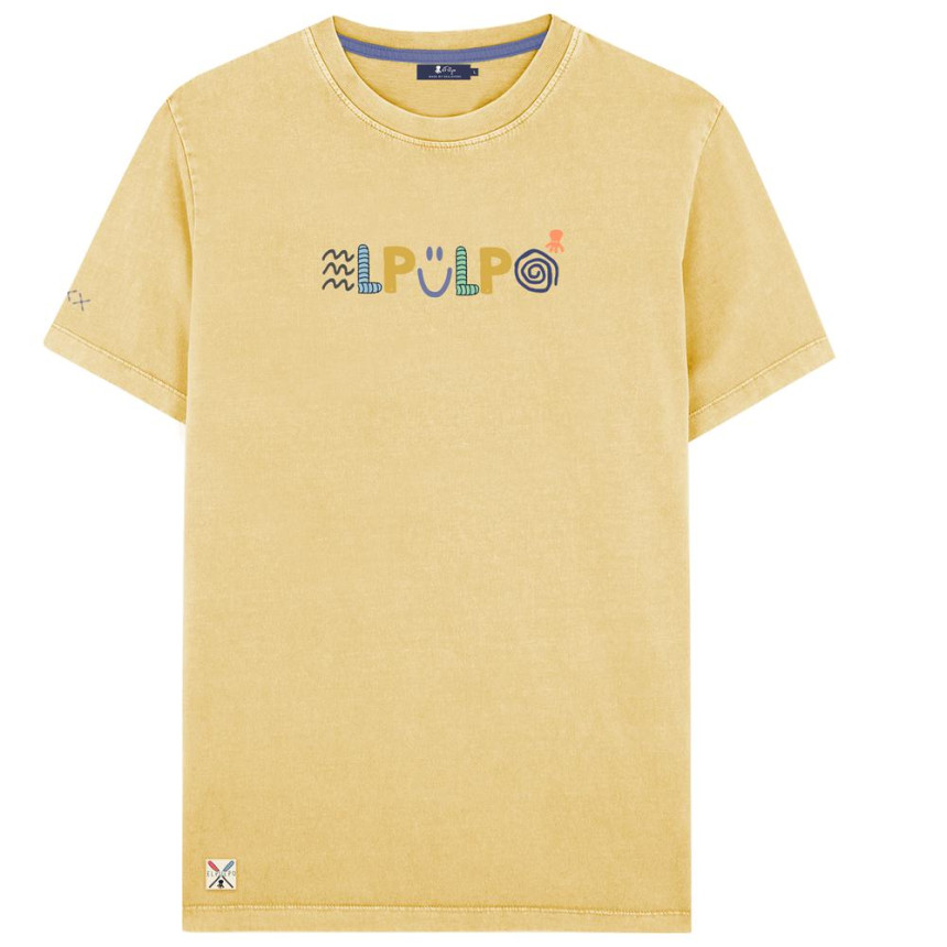 Camiseta El Pulpo Letras Smiley Para Niñ s