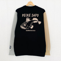 Sudadera Crew Teiron Mix Pez Sapo Para Niños