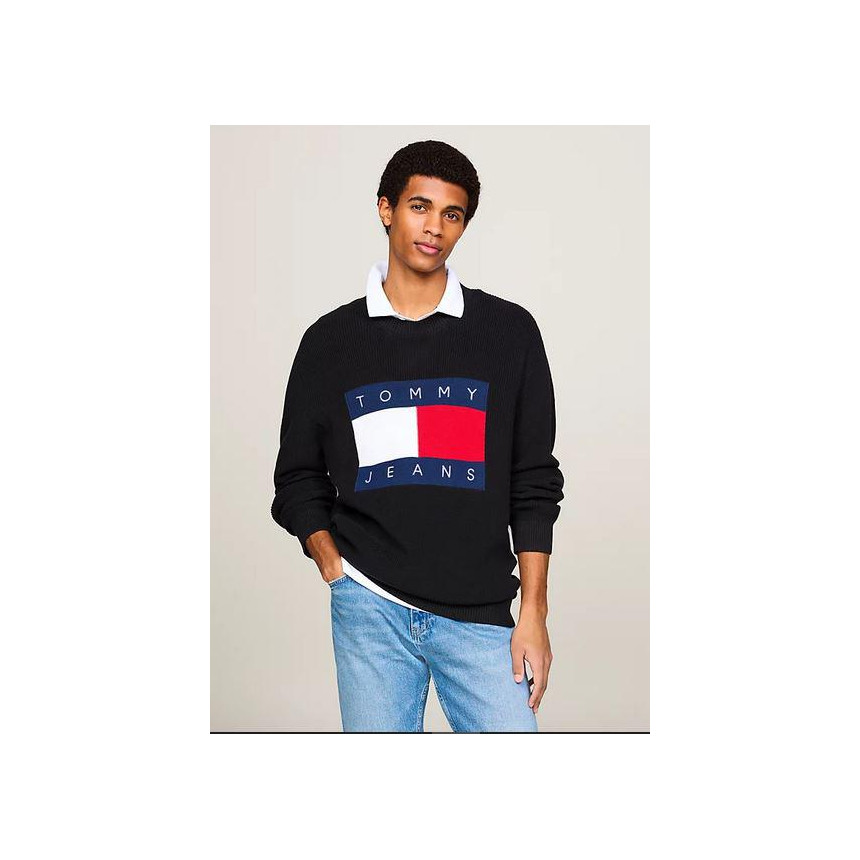 Jersey Tommy Hilfiger Flag Sweater Para Hombre