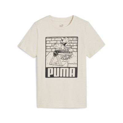 Camiseta Puma Mid 90s Alpine Snow Para Niños 