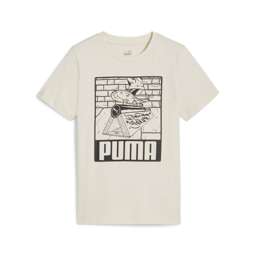 Camiseta Puma Mid 90s Alpine Snow Para Niños 