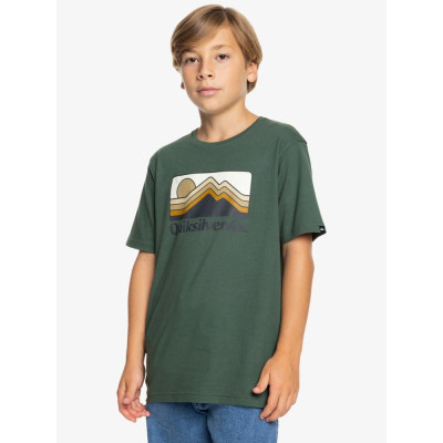 Camiseta Quiksilver Gradient Mountains Para Niños
