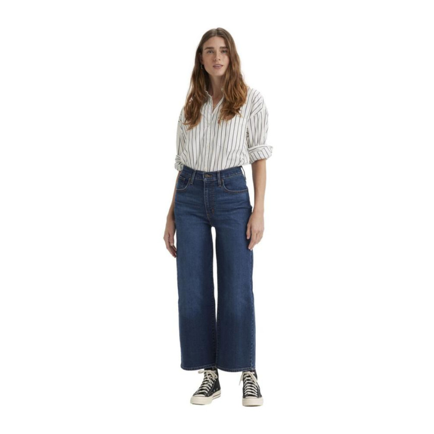 Pantalón Levi's High Rise Wide Leg Para Mujer 