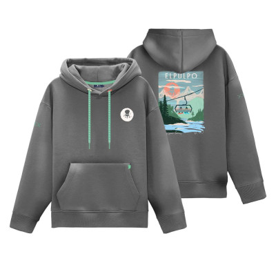 Sudadera El Pulpo Paisaje Telesilla Para Hombre 