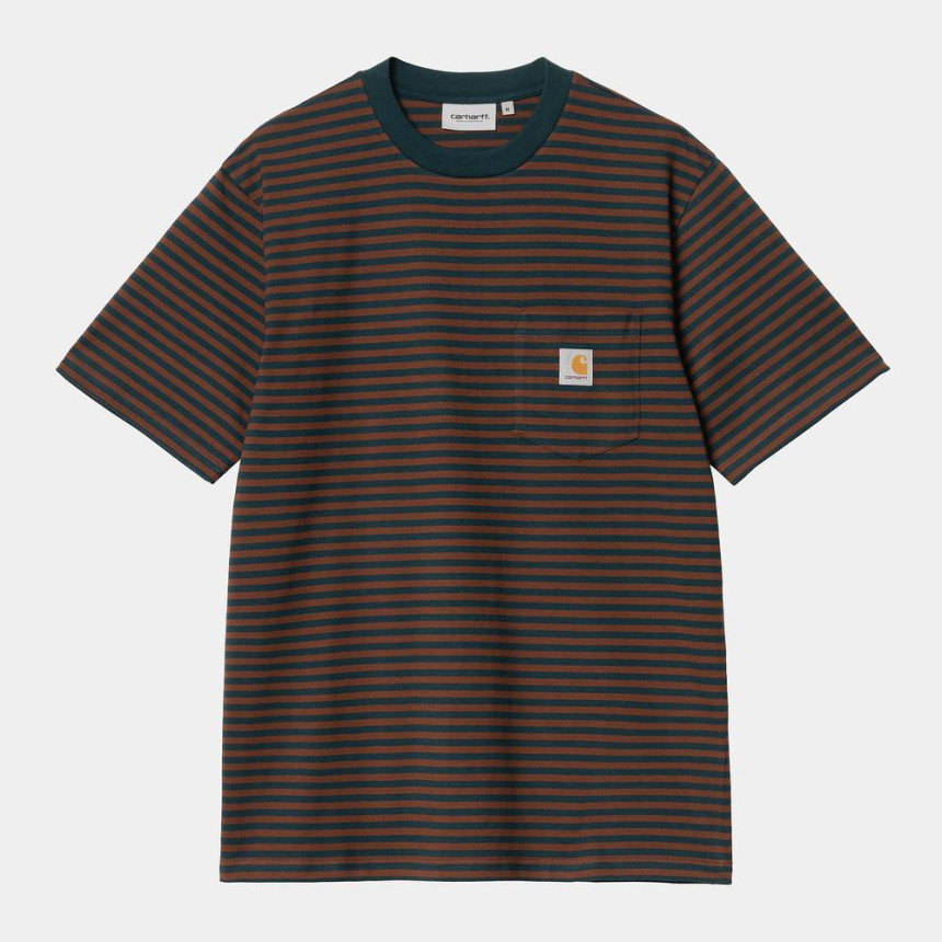 Camiseta Carhartt Wip Verner Pocket Para Hombre 