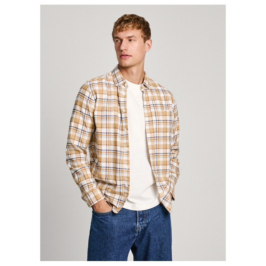 Camisa Pepe Jeans Manel Para Hombre 