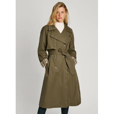 Gabardina Pepe Jeans Bianca Para Mujer