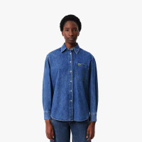 Camisa Lacoste Denim Para Mujer