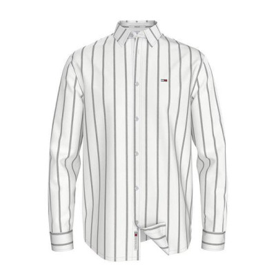 Camisa Tommy Hilfiger Oxford Stripe Para Hombre 