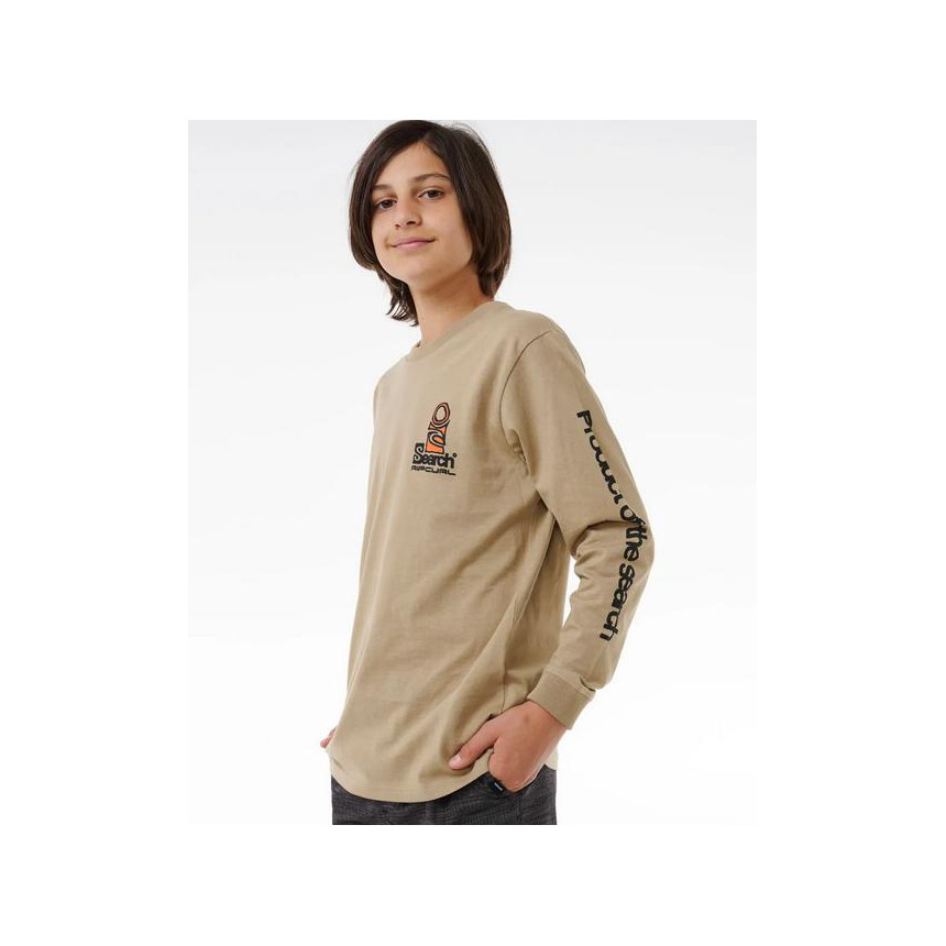 Camiseta Rip Curl Search Stack Para Niños 