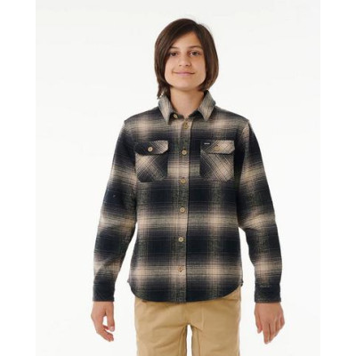 Camisa Rip Curl Count Flannel Para Niños 