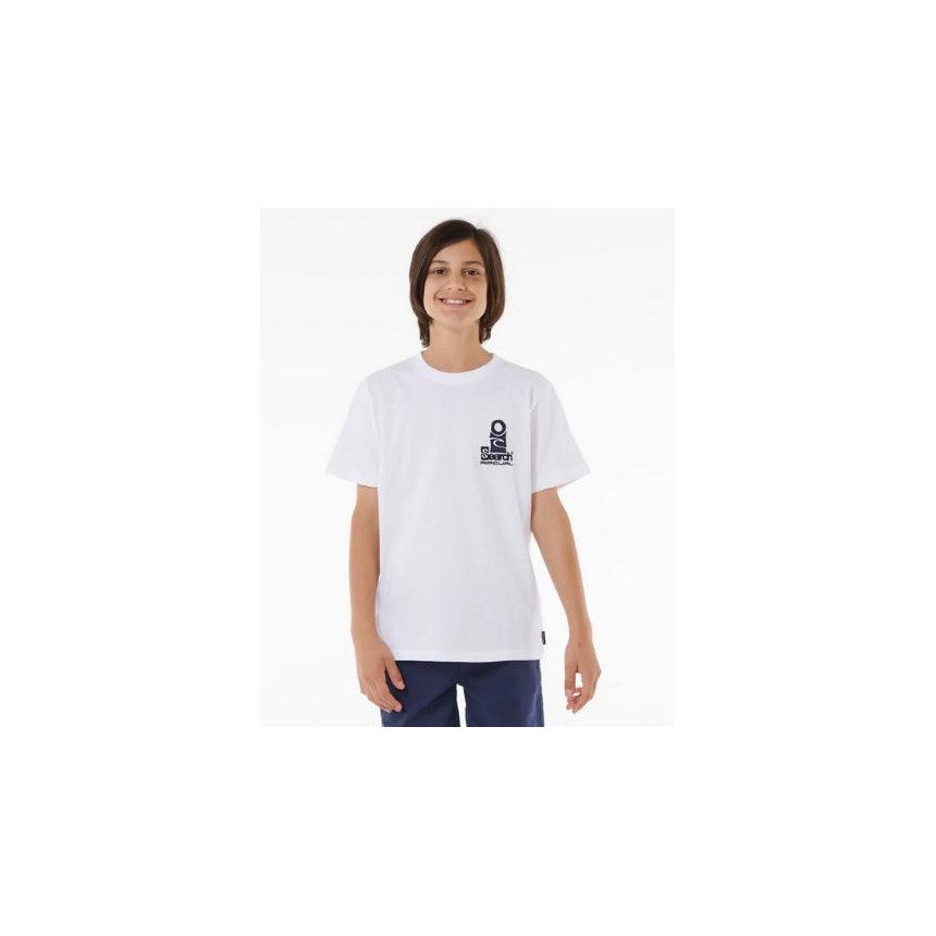 Camiseta Rip Curl Search Stack Para Niños 