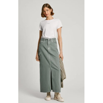 Falda Pepe Jeans Maxi Para Mujer