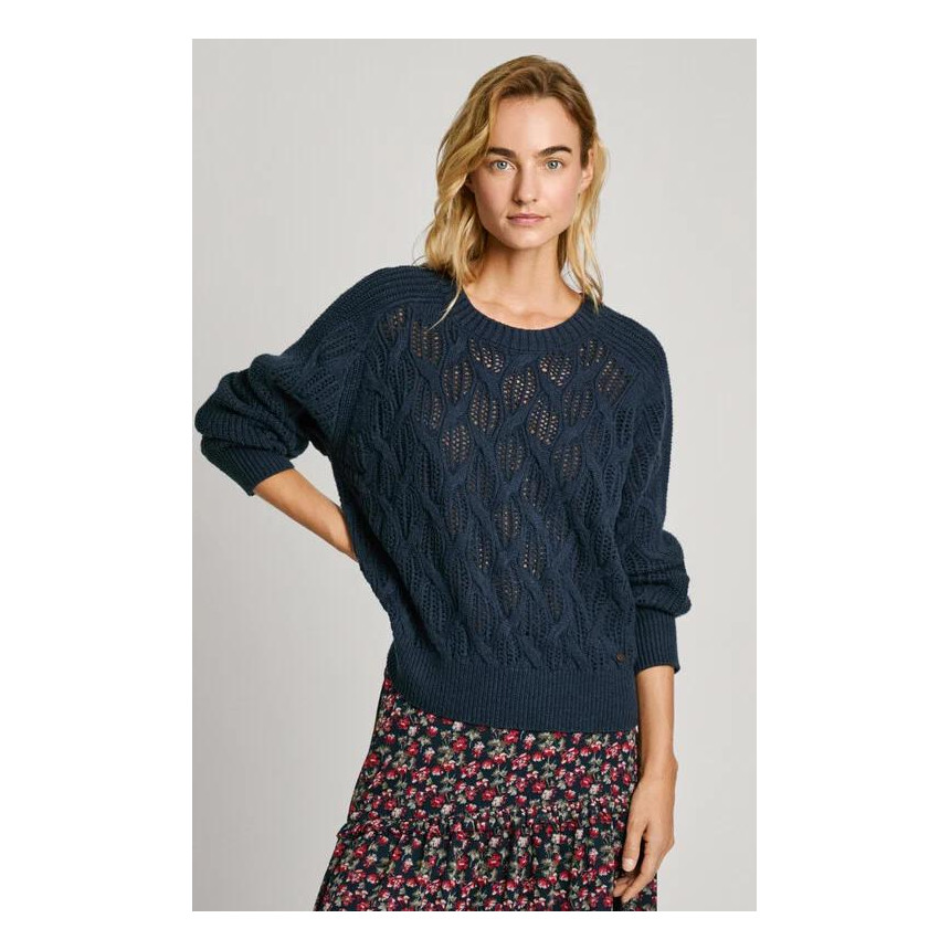 Jersey Hedra Crew Pepe Jeans Para Mujer 