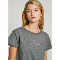 Camiseta Pepe Jeans London Regular Fit Strass Logo