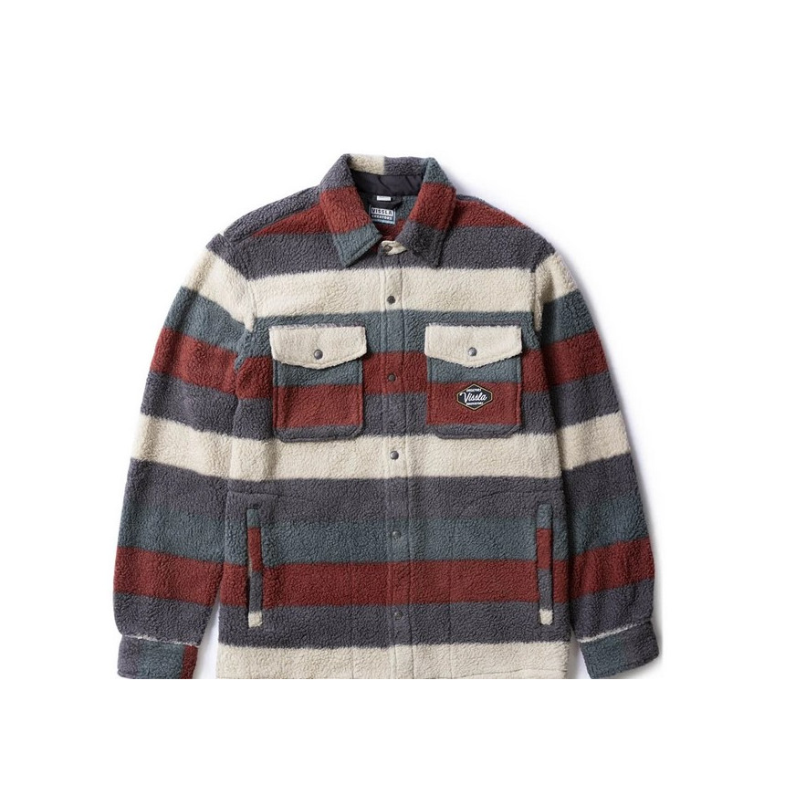 Camisa Vissla Peaks Sherpa Woven Para Hombre 