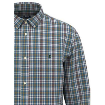 Camisa El Pulpo Multicuadro Twill Para Hombre