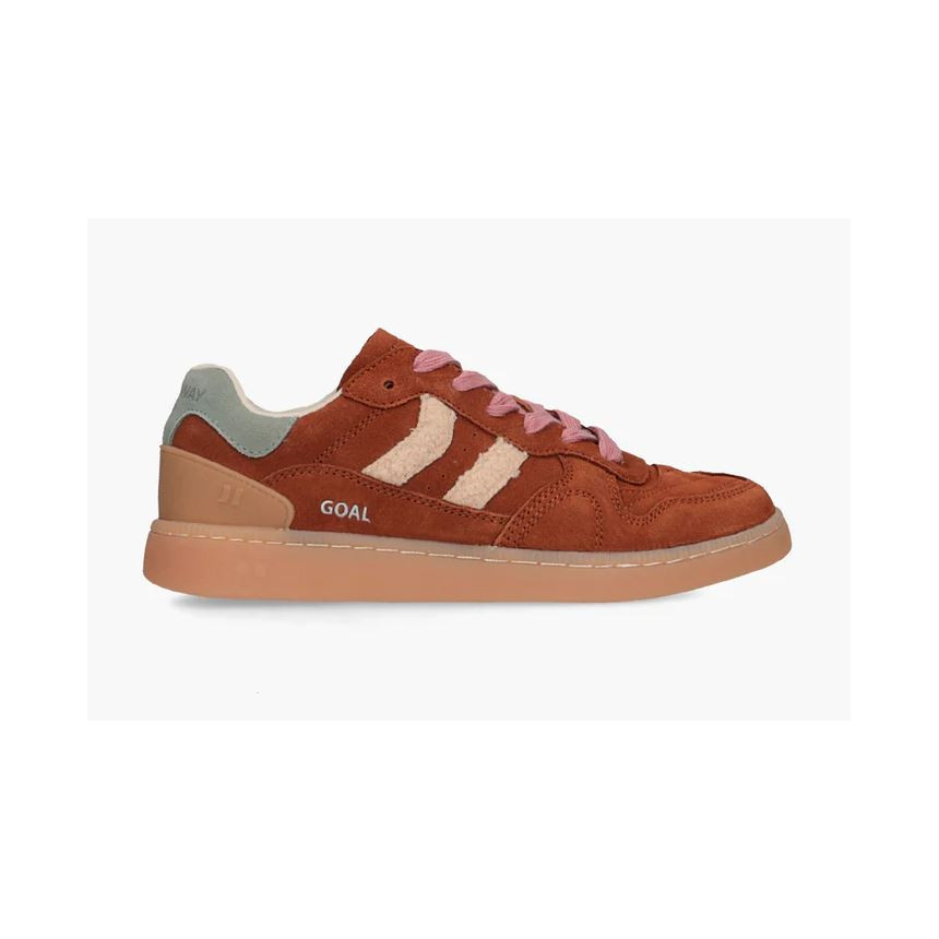 Zapas COOLWAY Goal Chestnut Fleece Para Mujer