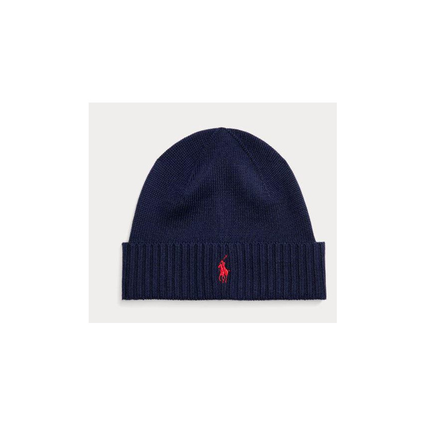 Gorro Polo Ralph Lauren De Lana Con Logo Caballo 