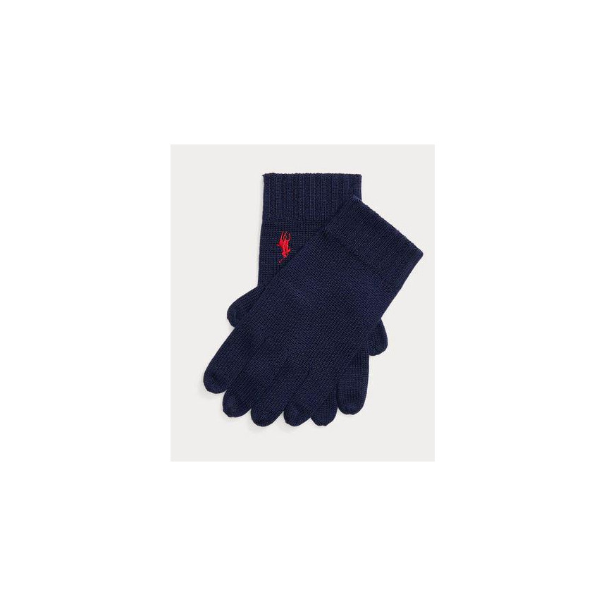 Guantes Polo Ralph Lauren De Lana Con Logotipo 