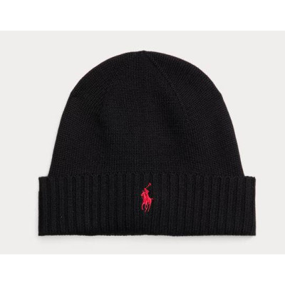 Gorro Polo Ralph Lauren De Lana Con Caballo 