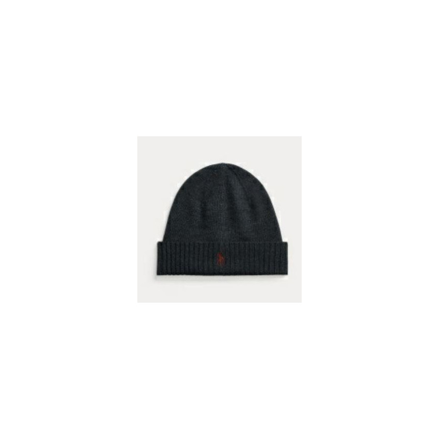 Gorro Polo Ralph Lauren De Lana Con Caballo