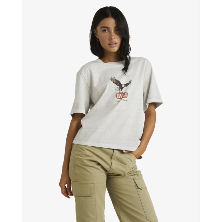 Camiseta Rvca Hawk Eye Easy Para Mujer