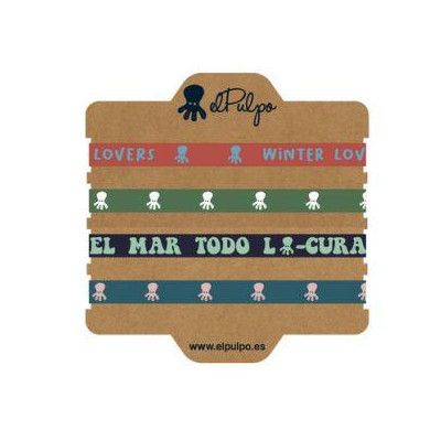 Pack Pulseras El Pulpo Winter Lovers