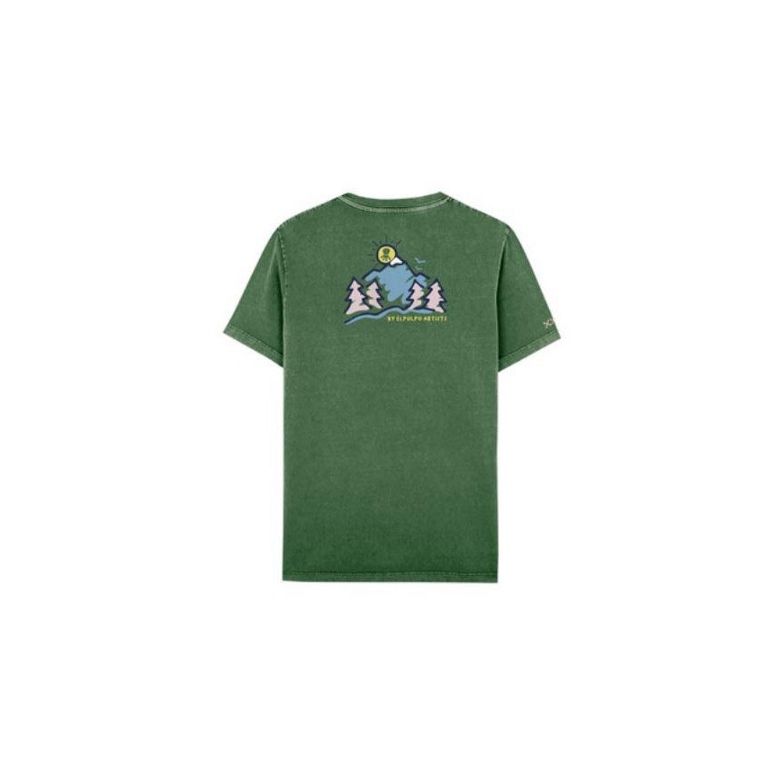 Camiseta El Pulpo Montañas Dibujadas Para Niño 