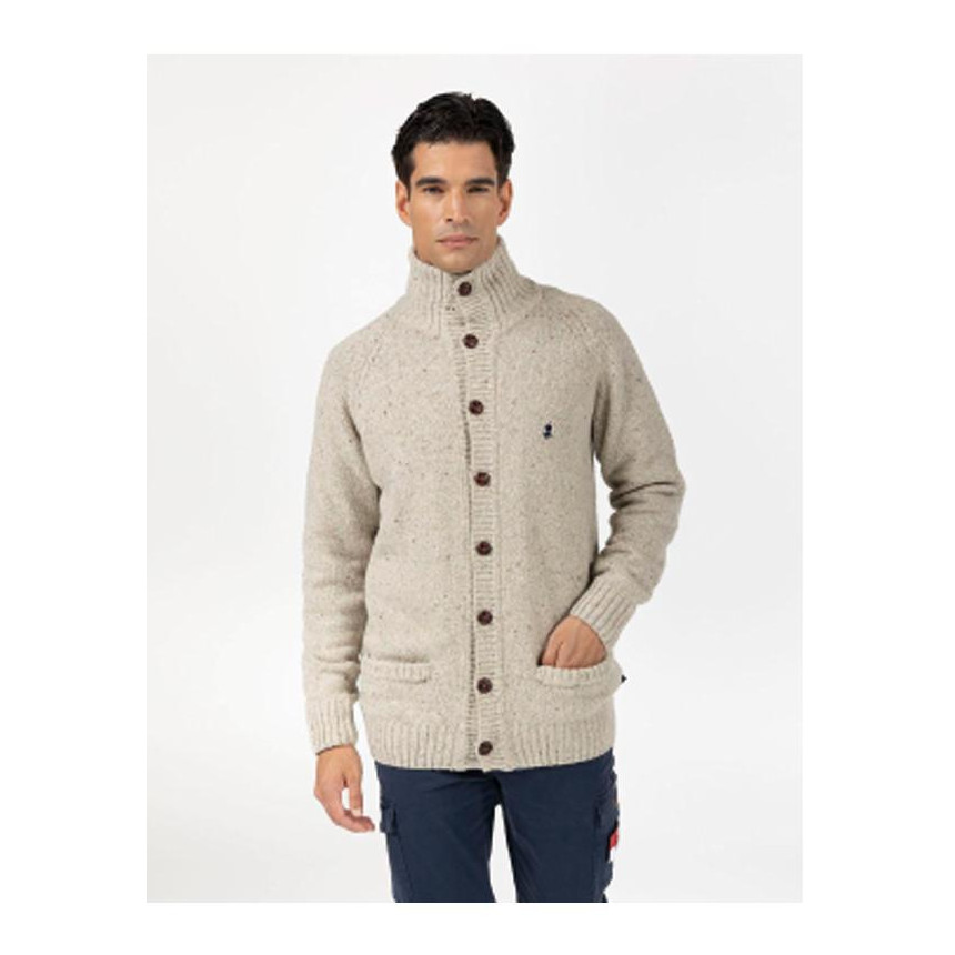 Cardigan El Pulpo Jaspeado Para Hombre 