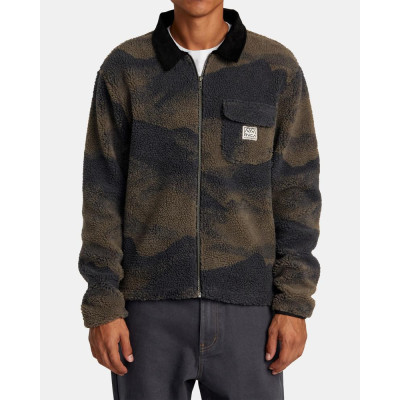 Chaqueta Rvca Walker Sherpa Para Hombre 