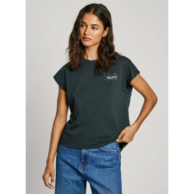 Camiseta Pepe Jeans Lorena Black Para Mujer