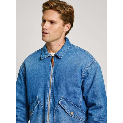 Cazadora Pepe Jeans Denim Fit Relaxed Para Hombre