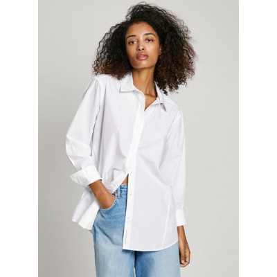 Camisa Pepe Jeans Agnes Mousse White Para Mujer