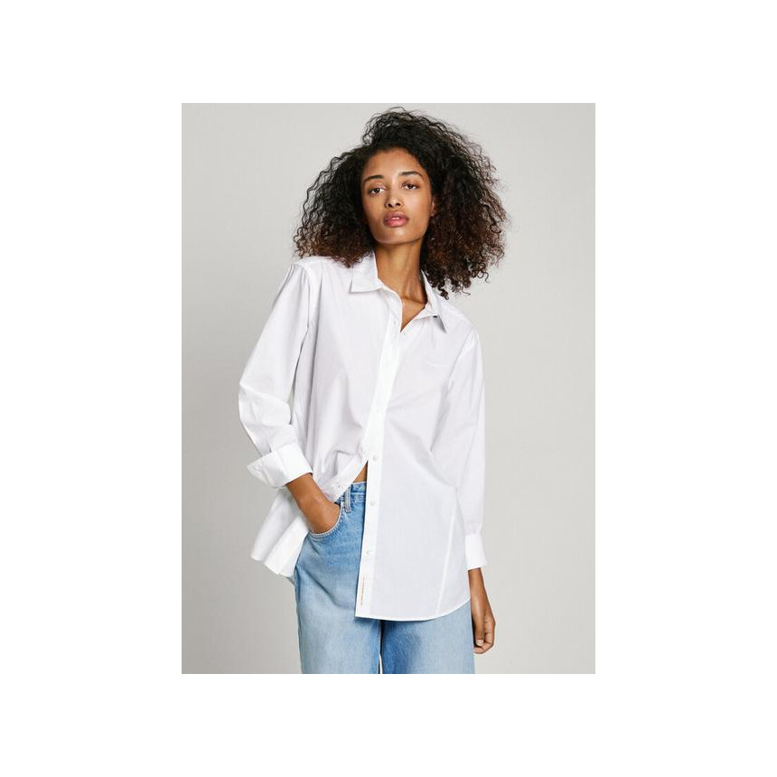 Camisa Pepe Jeans Agnes Mousse White Para Mujer