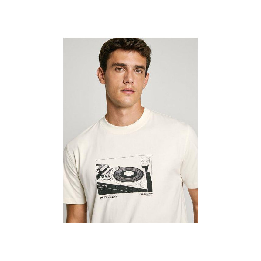 Camiseta Pepe Jeans Perry Estampada Para Hombre