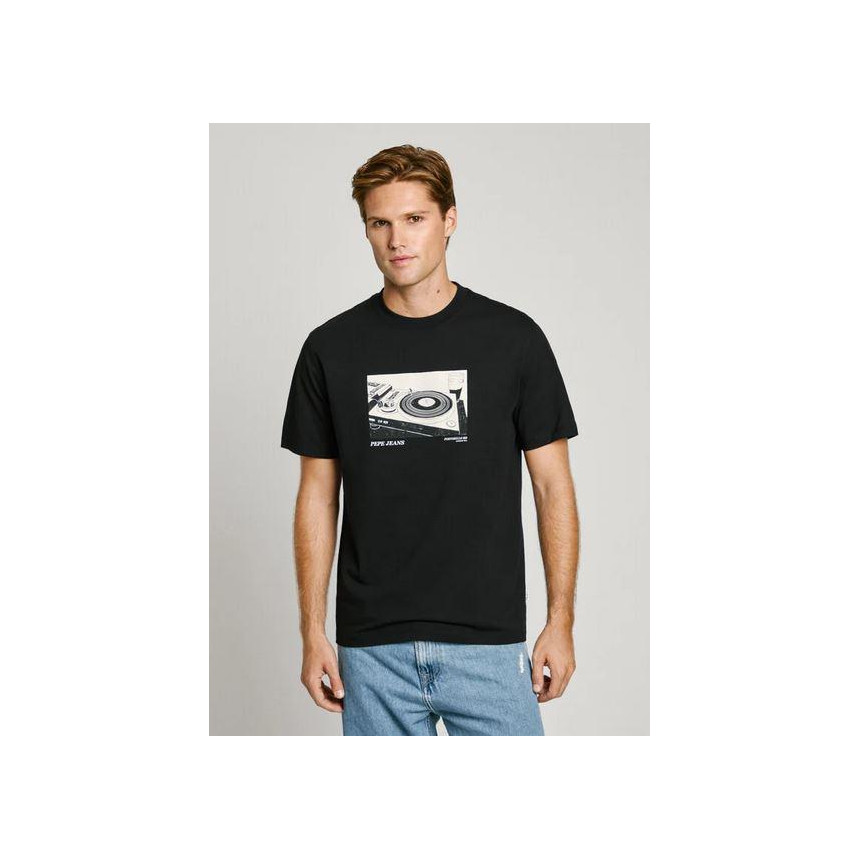 Camiseta Pepe Jeans Perry Estampada Para Hombre