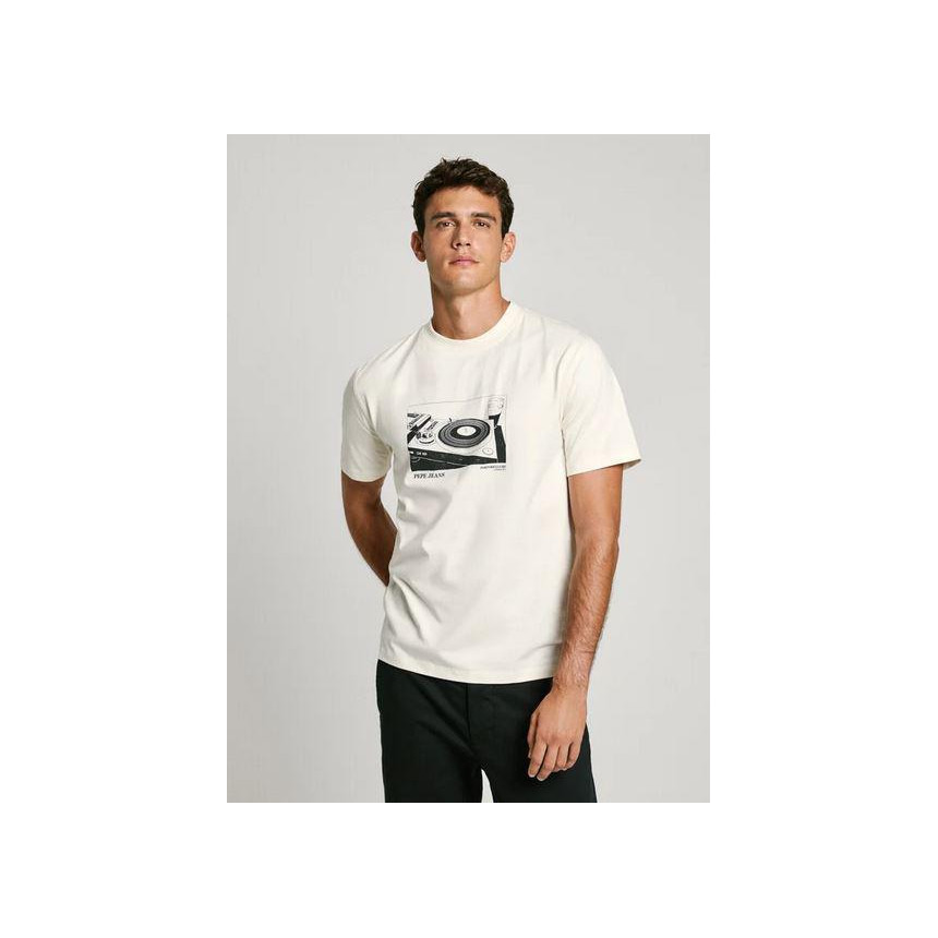 Camiseta Pepe Jeans Perry Estampada Para Hombre