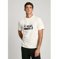 Camiseta Pepe Jeans Perry Estampada Para Hombre