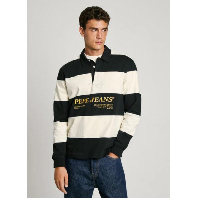 Polo Pepe Jeans Brandon Manga Larga Rayas Hombre