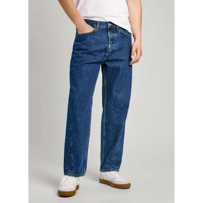 Pantalón Pepe Jeans Barrel Fit Loose Para Hombre