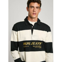 Polo Pepe Jeans Brandon Manga Larga Rayas Hombre