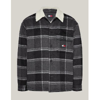 Sobrecamisa Tommy Hilfiger Check Sherpa Para Hombr