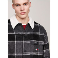 Sobrecamisa Tommy Hilfiger Check Sherpa Para Hombr